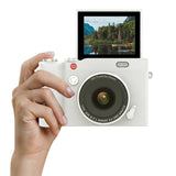 4K Vlogging Camera 64MP Digital Camera with Flip Screen Auto Focus Camera for Selfies Travel White
