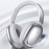 Over Ear Bluetooth Wireless Headphones Lightweight Foldable for Travel Home and Office Silver