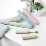 4 PCS Travel Toothbrush Case Portable Travel Toothbrush Holder Plastic