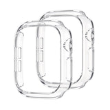 2 PCS Case and Screen Protector Set for Apple Watch Series 12 Clear