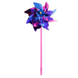 100Pcs Rainbow Plastic Windmill Pinwheels DIY for Garden Party Decoration