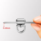 3 PCS 360 Degrees Rotating Stainless Steel Phone Tether Tab for most Phone Cases Silver