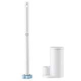 Standing/Wall Mounted Toilet Bowl Cleaning Brush with 50 Sponge Heads Toilet Wand with Storage Box