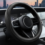 Breathable Microfiber Leather Steering Wheel Cover Style 2