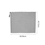 Set of 2Pcs Fireplace Mesh Screen Curtains Hearth Screen Decorative Spark Guard Chain