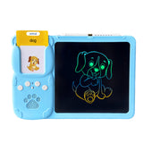 Talking Flash Cards Toy with 510 Words and Drawing Tablet for Boys and Girls Blue
