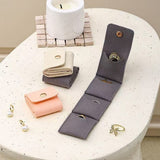 3-Pack Mini Travel Jewelry Organizer Pouches with Buckle – Portable Storage Bags