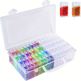64-Compartment Storage Organizer Box for Diamond Painting Beads & Accessories
