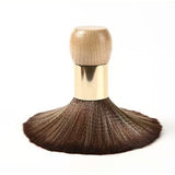 Hair Sweeper Duster Brush Soft with Storage Case for Home and Barbershop Gold