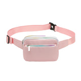 Chest Waist Packs Fanny Pack Waist Belt Bag for Women and Men Pink