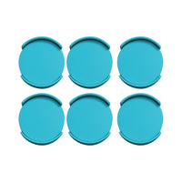 6Pcs Mug Organizers Cup Stackers Holders Blue