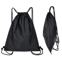 Drawstring Backpack Sport Gym Sackpack Lightweight Zipper Bag