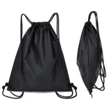 Drawstring Backpack Sport Gym Sackpack Lightweight Zipper Bag