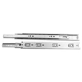 2 Pcs 3-Section Drawer Slides Stainless Steel Full Extension