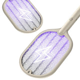 2 in 1 UV Light Mosquito Trap 3 Layer Grid USB Charging Electric Fly Swatter Bug
