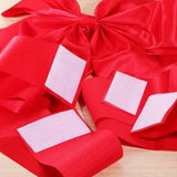 Christmas Door Bow Red Velvet Style with 420x200cm Polyester Straps