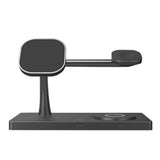 7-in-1 Wireless Charger Dock Station – With Night Light and USB Output Black