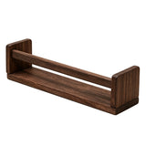 3 PCS Engineered Wood Floating Wall Mounted Book Display Shelves Brown