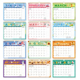 2025 Wall Calendar 18-Month Hanging Calendar with Notes Area for or Home Office