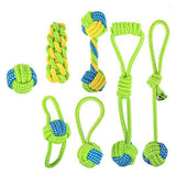 7Pcs Dog Rope Chew Toys – Durable Knot Balls for Puppies Training and Teething