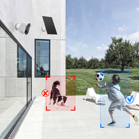 1080P WiFi Solar Security Camera Wireless Motion Detection Surveillance Camera 2-Way Audio Color Night Vision Cam