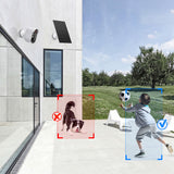 1080P WiFi Solar Security Camera Wireless Motion Detection Surveillance Camera 2-Way Audio Color Night Vision Cam