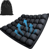 Inflatable Airplane Seat Cushion for Long Flights Car Office Chair Portable with Air Pump