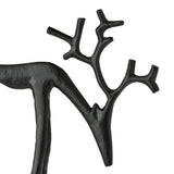 Christmas Reindeer Figurines Centerpieces Decor for Coffee Table Fireplace Small