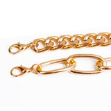 Gold Plated Bracelets for Women Stack Bangle Cuff Bracelet Set Jewelry Trendy