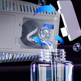 Bubble Machine Automatic Minute Big Bubbles Blower Maker for Outdoor Birthday Parties White