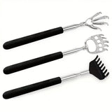 3 PCS Different Back Scratcher Stainless Steel Portable Telescoping with Handles