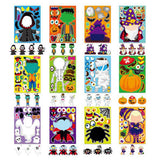 24 PCS Halloween Stickers in 12 Designs for Party Games and Favors