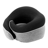 Travel Neck Pillow Memory Foam Airplane Pillow Light Grey