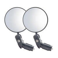 2 PCS Adjustable Handlebar Bike Mirrors – Rearview for Mountain & Road Bikes