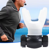 Portable Adjustable Breathing Trainer Lung Respirator Fitness Equipment White