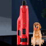 6-Speed Electric Nail Grinder Pet Dog Nail Trimmers File with 2 LED Lights
