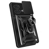 Case and Tempered Glass Screen Protector Set Compatible With Moto G86 Power Black