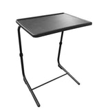Adjustable TV Tray Table - TV Dinner Tray on Bed & Sofa Comfortable Folding TV Tray with 6 Height