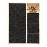 Dog Durable Wooden Nail Scratch Pad Portable Multi-Functional Nail Care Boards for Indoor/Outdoor Training