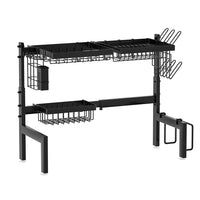 Adjustable Over-the-Sink Dish Drying Rack – Kitchen Countertop Organizer
