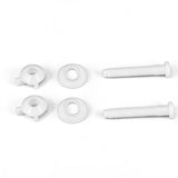 Toilet Seat Hinge Bolts Fixing Kit Plastic with Nuts Washers