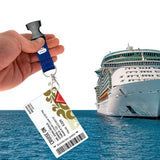 4PCS Cruise Lanyards with Retractable Badge & Waterproof ID Holder