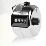 Clicker Counter, Metal Hand Tally Counter Clicker with 4 Digit Display, Pitch Counter for Golf Stroke/Lap/Row/Sports