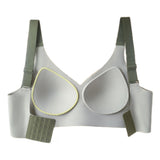 Wireless Push-Up Bra for Women Adjustable Full Coverage Bra Green