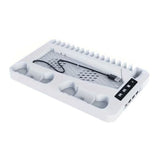 PS5 Slim/Pro Docking Cooling Station with Controller Charger & RGB Light White