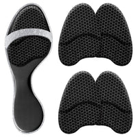2 Pair of High Heel Comfort Pads Anti Slip Foot Cushion Women Heel Inserts Black