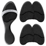 2 Pair of High Heel Comfort Pads Anti Slip Foot Cushion Women Heel Inserts Black