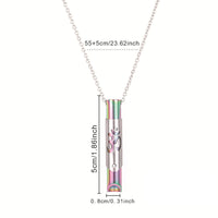 Yoga Symbol Mindful Breathing Necklace Calming Necklace Meditation Necklace Mix-Colour