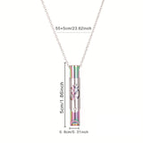Yoga Symbol Mindful Breathing Necklace Calming Necklace Meditation Necklace Mix-Colour