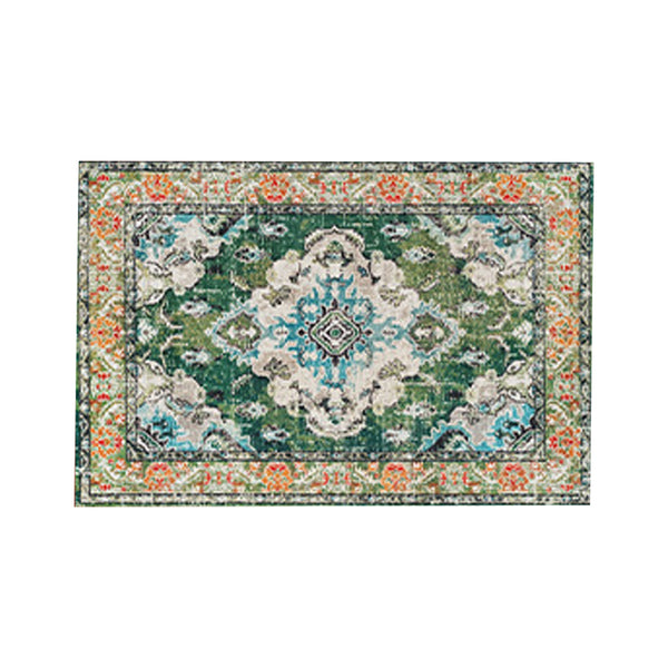 Bohemian Floor Protector Mat Non-Slip Carpet Style Mat Vintage Home Decoration Style 2